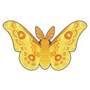 Golden Emperor Moth