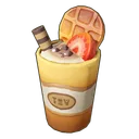 Waffle Fruit Tea